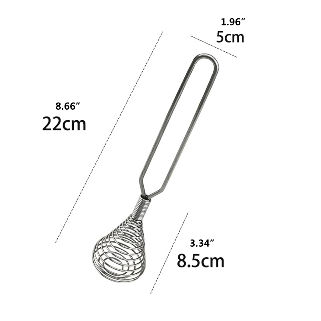 Dasbsug Stainless Steel Wisk Kitchen Tool Utensil for Blending Beating  Whisking Stirring 