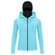 thumbnail image 3 of Chaqueta deportiva de invierno para niños, de color liso, de manga larga, con capucha, informal, con cremallera y bolsillos, de poliéster., 3 of 6