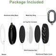 thumbnail image 2 of GFDYREE AirTag Holder Case, 1 Pack Waterproof Plastic Air Tag Key Ring Case with Loop, Anti-Scratch and Shockproof AirTag Holder Protective Accessory for Pets, Luggage,Bag,Keys(Not Include A, 2 of 7