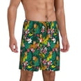 thumbnail image 2 of Sikiie Cute Tribal Leopards Mens Pajama Shorts, Lightweight Lounge Pant with Pockets Soft Sleep Pj Shorts for MenX-Large, 2 of 6