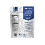 Mountain House Freeze Dried Chicken & Rice Emergency Survival Food Pro-Pak for Camping Hiking and Backpacking 6 Pouches