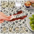 thumbnail image 6 of Pioneer Flower Floral Print Pattern Round Tablecloth 60 X 60 Inch, Wrinkle Resistant Wipeable Table Cloth for Kitchen Dining Picnic Patio Party, 6 of 6