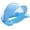 Blue, variant on HOARBOEG Inflatable Pool Floating Bed with Sunshade, Inflatable Lounge Chair for Pool Party, Water Hammock Lounger for Lake Swimming Sun Tanning