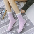 thumbnail image 5 of 6 Pack Warm Fuzzy Cozy Socks for Women,Slipper Fluffy Comfy Plush Warm Winter Sleep Home Soft Socks, 5 of 6