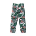 thumbnail image 4 of Xecao Tropical Leaves Men's Straight Lounge Pajama Pants: The Ultimate in Comfortable Sleepwear, 4 of 9