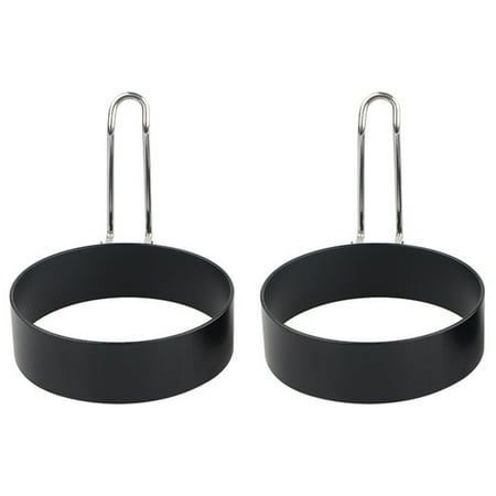 

✪ 3 Inch Stainless Steel Non Stick Round Egg Shaper Egg Ring Cooking Kitchen Tools
