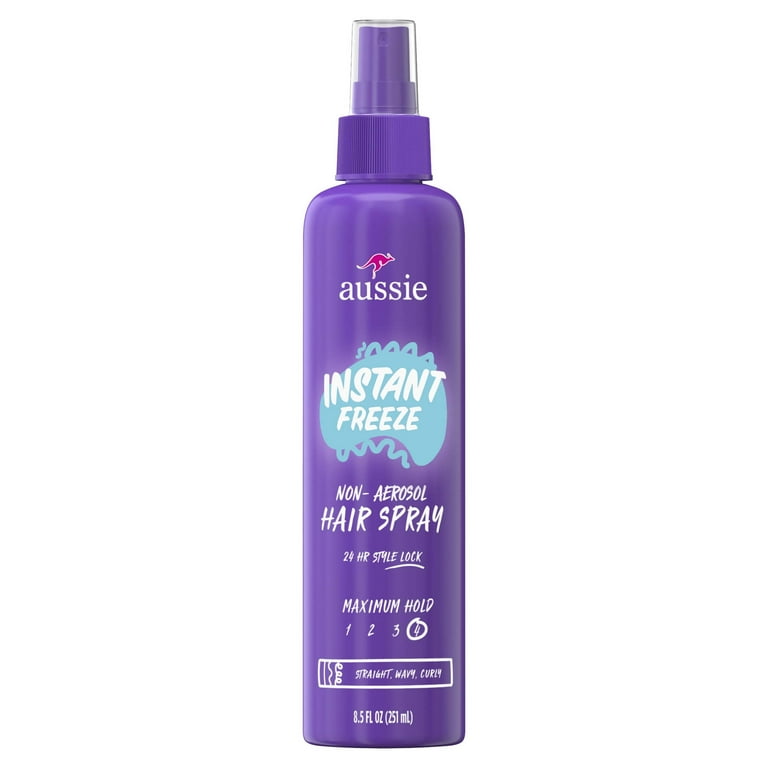 Aussie, Non-Aerosol Hair Spray, 8.5 fl oz, Instant Freeze Max Hold