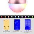 thumbnail image 5 of Bombilla inteligente, 550 lúmenes, bombilla LED WiFi regulable que cambia de color, compatible con Alexa y Google Assistant, 1 paquete (gris), 5 of 5