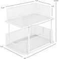 thumbnail image 3 of 2 Sets of 2 Tier Metal Under Sink Organizer for Bathroom, Kitchen, Strong Steel Mesh Sliding Drawers for Under Sink, Under Cabinet, Closet, Kitchen, Pantry, Bathroom Organizers and Storage, 3 of 6