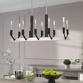 thumbnail image 3 of Livex Lighting - Beckett - 10 Light Linear Chandelier in Industrial Style - 12, 3 of 11