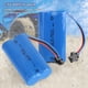 thumbnail image 2 of Batería de repuesto de batería de litio de 7,4 V 1200 mAh para coche de control remoto, 2 of 5