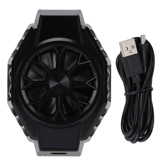 ZOUSSIQI X9 Mobile Phone Cooler Type C Gaming Phone Semiconductor Cooling Fan for 2.7‑ 3.5in Width Mobile Phones EL225#36735