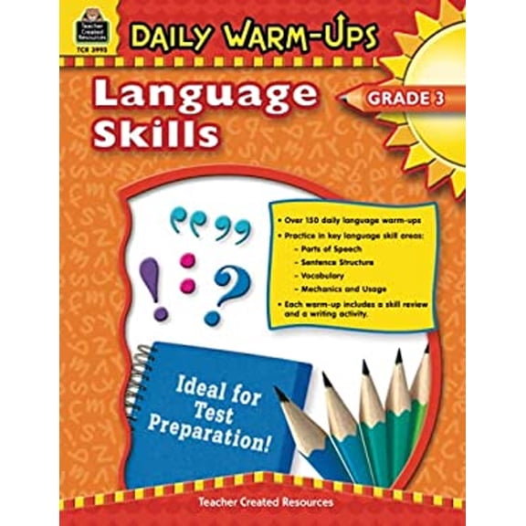 Pre-Owned Language Skills Grade 3 (Paperback) 9781420639933