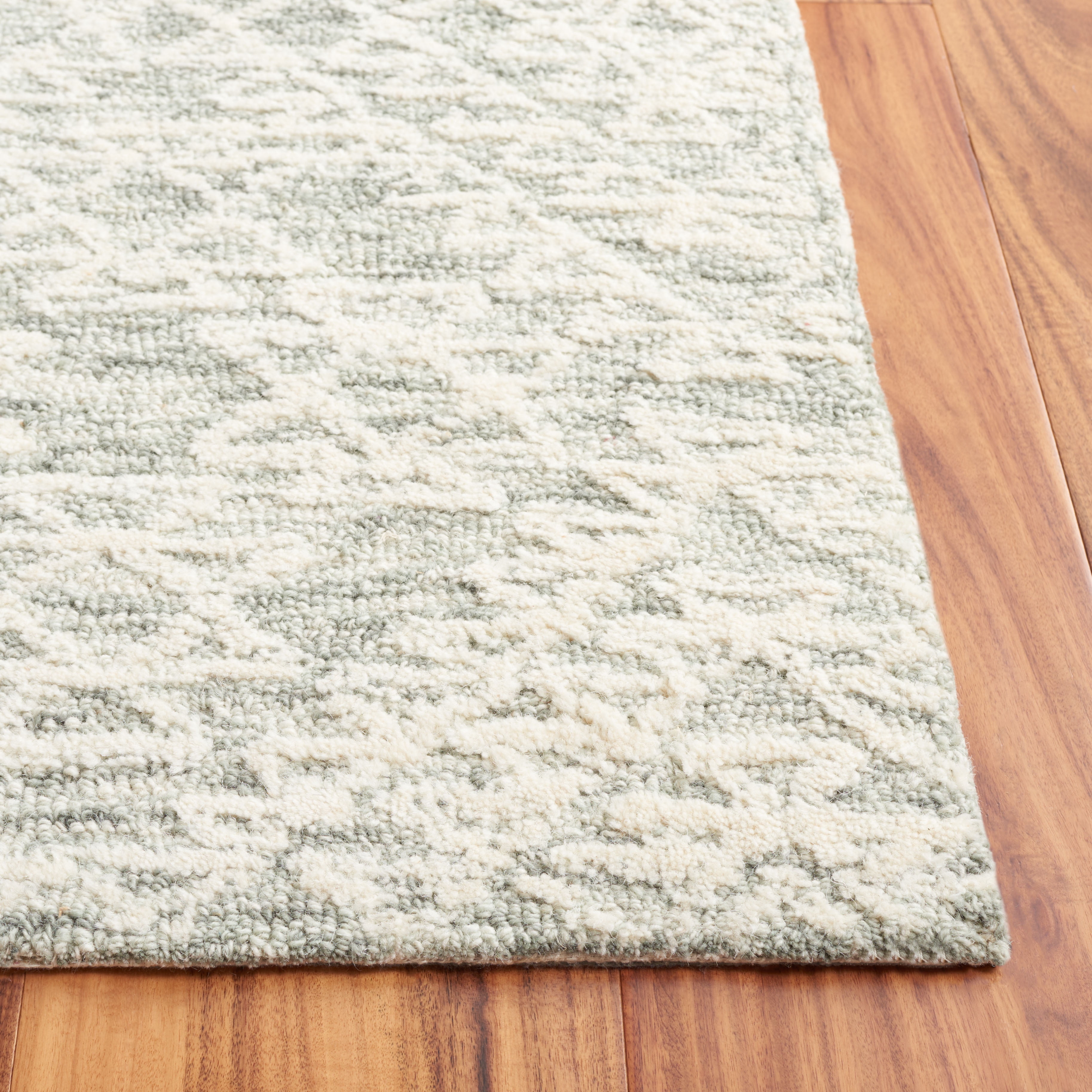 SAFAVIEH Ebony Agnes Geometric Area Rug, Ivory/Grey, 3' x 5'