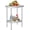 14*24"+legs, variant on Senfot 201 Stainless Steel Double Layer Storage Table, Mobile Workbench Tool Cart 24*24"+legs