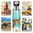 thumbnail image 6 of Turtle in Sea Water Bottles Insulated Thermos Kids Stainless Steel Bottle with Straw Lid Flask Leakproof for Sports Gym 20 oz, 6 of 6
