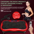 thumbnail image 3 of Oiur Vibrating Plate Machine,Power Waver Vibration Plate Exercise Machine for Lymphatic Drainage with Resistant Band and LED Screen,Weight Loss Shaping Toning Home Gym Equipment, 3 of 14