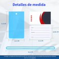 thumbnail image 5 of Paquete de 10 Etiquetas para Equipaje Impermeables para Identificar Maletas, Etiquetas para Maleta de Viaje Flezibles, perfecta para detectar Rápidamente la Maleta de Equipaje en Avión, 5 of 5