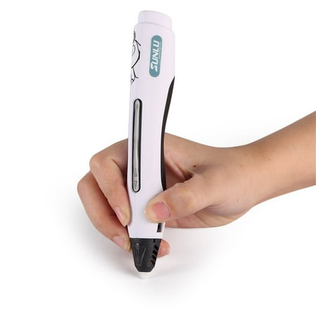 3D Printing Pen, Upgrade Intelligent 3D 3D Doodle Pen, 3D Pen with Low Temperature Safety Holder, 3D Pencil for 3D Arts & Crafts Drawing and Doodling with Free PLA Filament