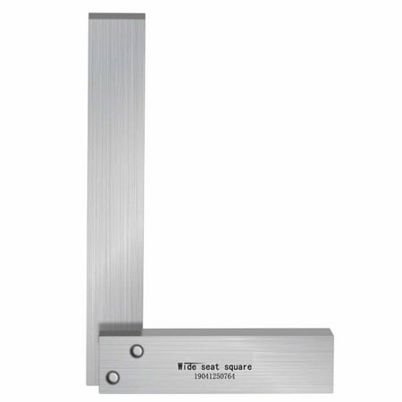 

Woodworking Wide Sitting L-Shaped Angle Ruler Turning Ruler Right Angle Detect Lightweight Easy to Use Hard Measurement Tool Wide Seat High Precision 90 Degree Carbon Steel 10.30 * 7.10 * 2.00cm 1