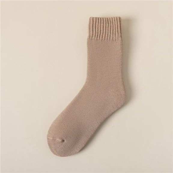Women Socks Wool Autumn Winter Warm Snow Thick Plush Hairy Soft Postpartum Stockings Floor Sleep Socks
