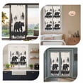 thumbnail image 7 of Black Bear Window Privacy Film, Farmhouse Forest Animals Vintage Static Cling UV Sun Blocking Heat Control Window Tint Day and Night, Non-Adhesive Reusable One Way Windows Privacy Cover 17.7''x78.7'', 7 of 7