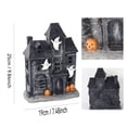 thumbnail image 4 of HaiSphere Halloween Decor Pumpkin Resin Ornament with Ghost - Vintage Halloween Decor Holding Pumpkin Sculpture for Mantel Entryway Home Decor Display,B, 4 of 7