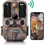 Usogood Trail Camera WiFi 24MP 2.7K 30fps, Game Cameras with IR Night Vision Motion Activated Wireless Waterproof Hunting Camera, Outdoor Wildlife Monitoring