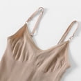 thumbnail image 5 of Miluxas Bodysuit for Women Tummy Control Shapewear Body Shaper Seamless Spaghetti Strap A-Khaki L(L), 5 of 9