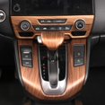thumbnail image 4 of AntBooBoo para Honda CRV CR-V 2017 2018 2019 2020 2021 2022 Cubierta de palanca de cambios de madera de melocotón decoración interior para CR V (cubierta de palanca de cambios), 4 of 5
