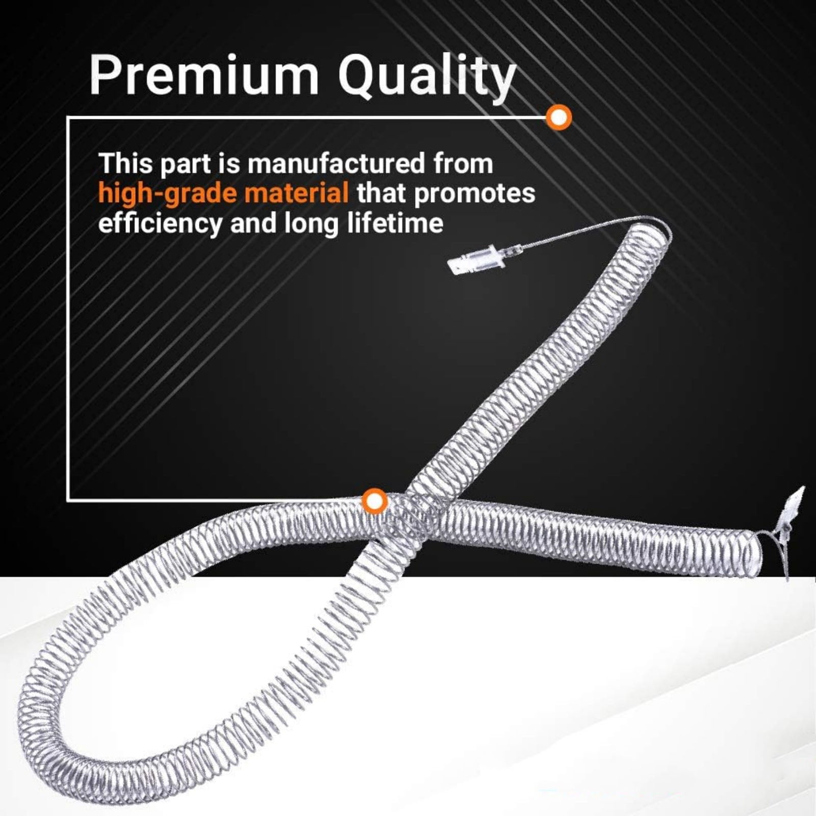 JIAHAOO Metal Dryer Heating Restring Coil AC220-240V Full Tested Direct Fit For GE Dryer Maintenance Parts
