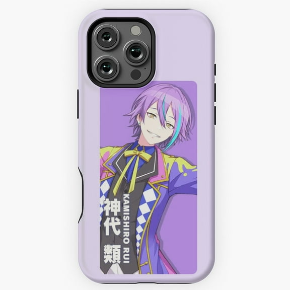 Kamishiro Rui Project Sekai Fan Art Phone Case for iPhone 16 15 14 13 12 11 Pro Max - Unique Phone M97