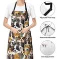 thumbnail image 5 of Rateoe Cute Dog Aprons with Pocket,Men Womens Aprons Waterproof Adjustable Cooking Aprons for Kitchen Gardening and Salon, 5 of 7