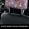 thumbnail image 4 of Kdxio Lovely Animals Pattern Print 2 Piece Car Head Rest Covers Set Auto Front/Rear Seats Headrest Cover Universal Fit Most Cars,Sedan, SUV, 4 of 9