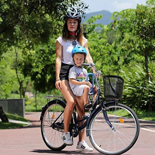 foldable bicycle with child seat