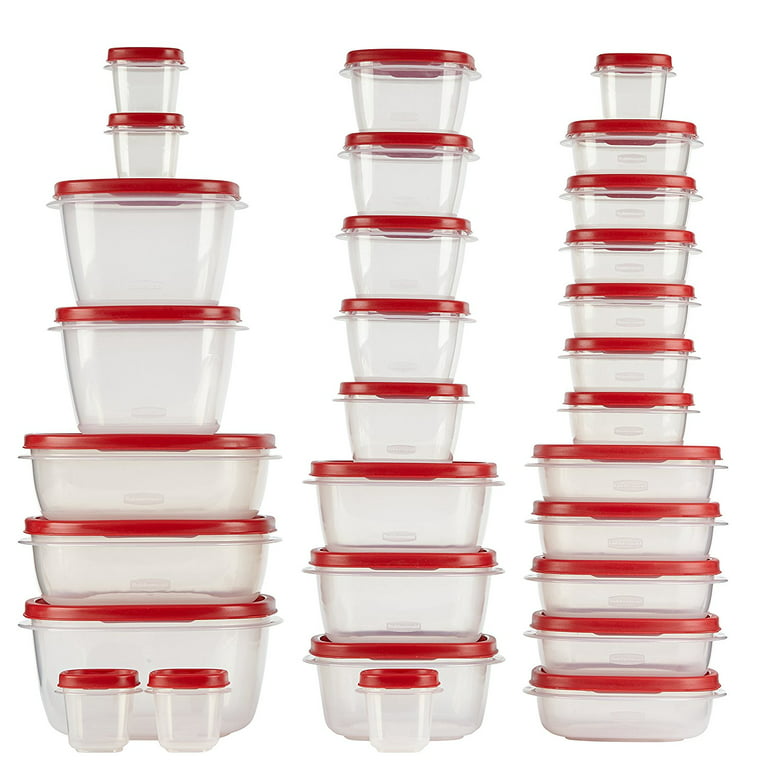Rubbermaid 60-piece Food Storage Containers Microwave And Dishwasher Safe  71691517597 