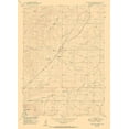 thumbnail image 2 of USGS 24x32 White Modern Wood Framed Museum Art Print Titled - Antelope Creek Wyoming Quad - USGS 1950, 2 of 4