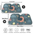 thumbnail image 3 of Balery Watermelons Dachshunds Print Car Windshield Sun Shade,Windshield Sunshade for Car Pickup Truck SUV Accessories-Medium, 3 of 7