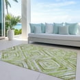 thumbnail image 6 of Addison Rugs Chantille Indoor/Outdoor Transitional Diamonds Green Washable Rectangle Rug, 5' x 7'6", 6 of 6