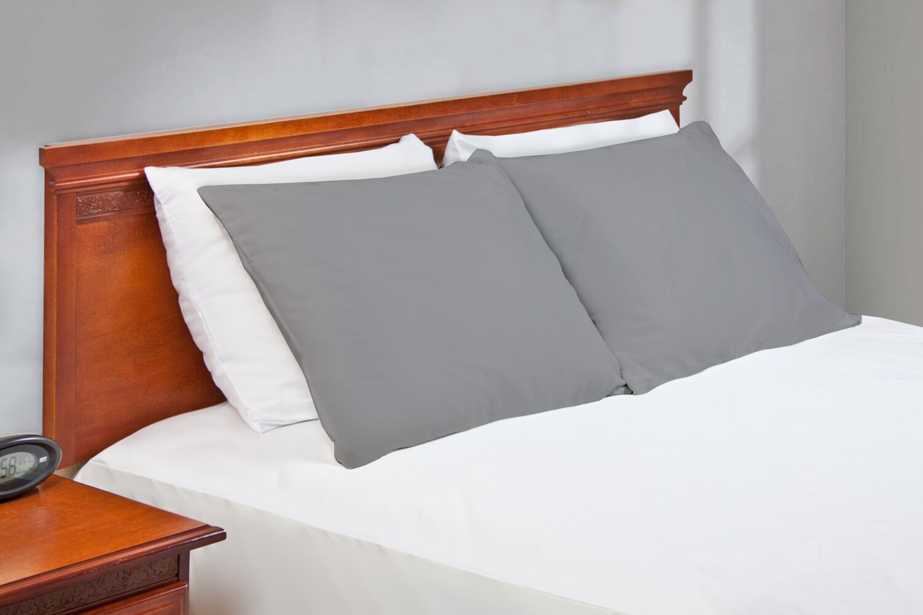 A1 Home Collections Organic Cotton Pillowcase Pair, 300TC GOTS Certified Super Soft & Breathable Pillow covers
