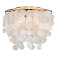 thumbnail image 3 of C0285-Vaxcel-Elsa - 3 Light Flush Mount In Glam Style-13.5 Inches Tall and 16 Inches Wide, 3 of 6
