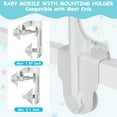 thumbnail image 4 of XUEYU Animals Baby Mobile Toy- Baby Mobile with 15 Lullabies for Boys & Girls,Lion White, 4 of 5