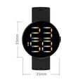 thumbnail image 4 of LED Watch Waterproof Fashion: Decorative Round Screen Digital Watch Sports Watch, 4 of 9