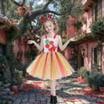 thumbnail image 7 of Gpaecead Christmas Tutu Dress For Girls Tulle Princess Birthday Party Dress For Toddler Girls Prom Ball Gown Multicolor, 7 of 7