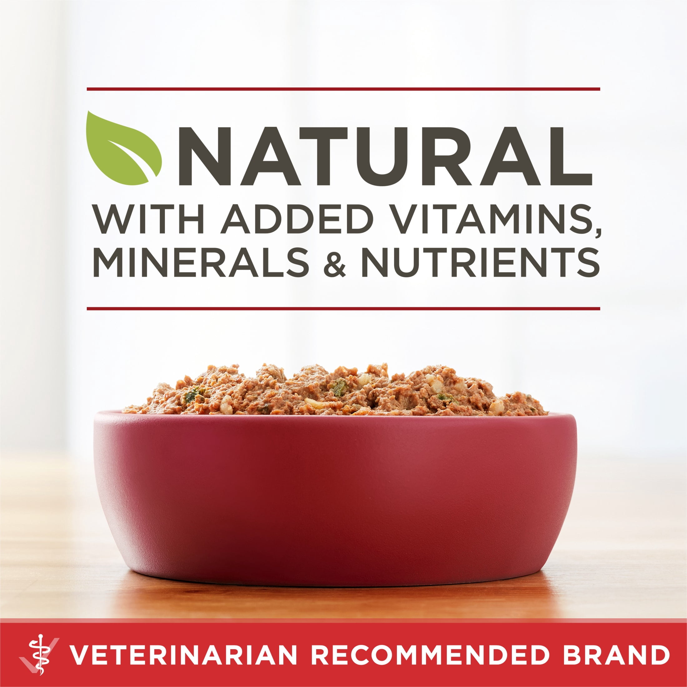 (4 pack) Purina ONE Natural Wet Dog Food, High Protein Soft Beef & Brown Rice Barley, 13 oz Can, 12 Pack
