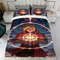 thumbnail image 4 of FullMetal Alchemist Themed Bed Sheet Set Three Piece Set 36x75 Inches Comfortable And Skin Friendly Unique Design Creating A Star Studded Night Home Decor Gifts For Family Friends fans, 4 of 6