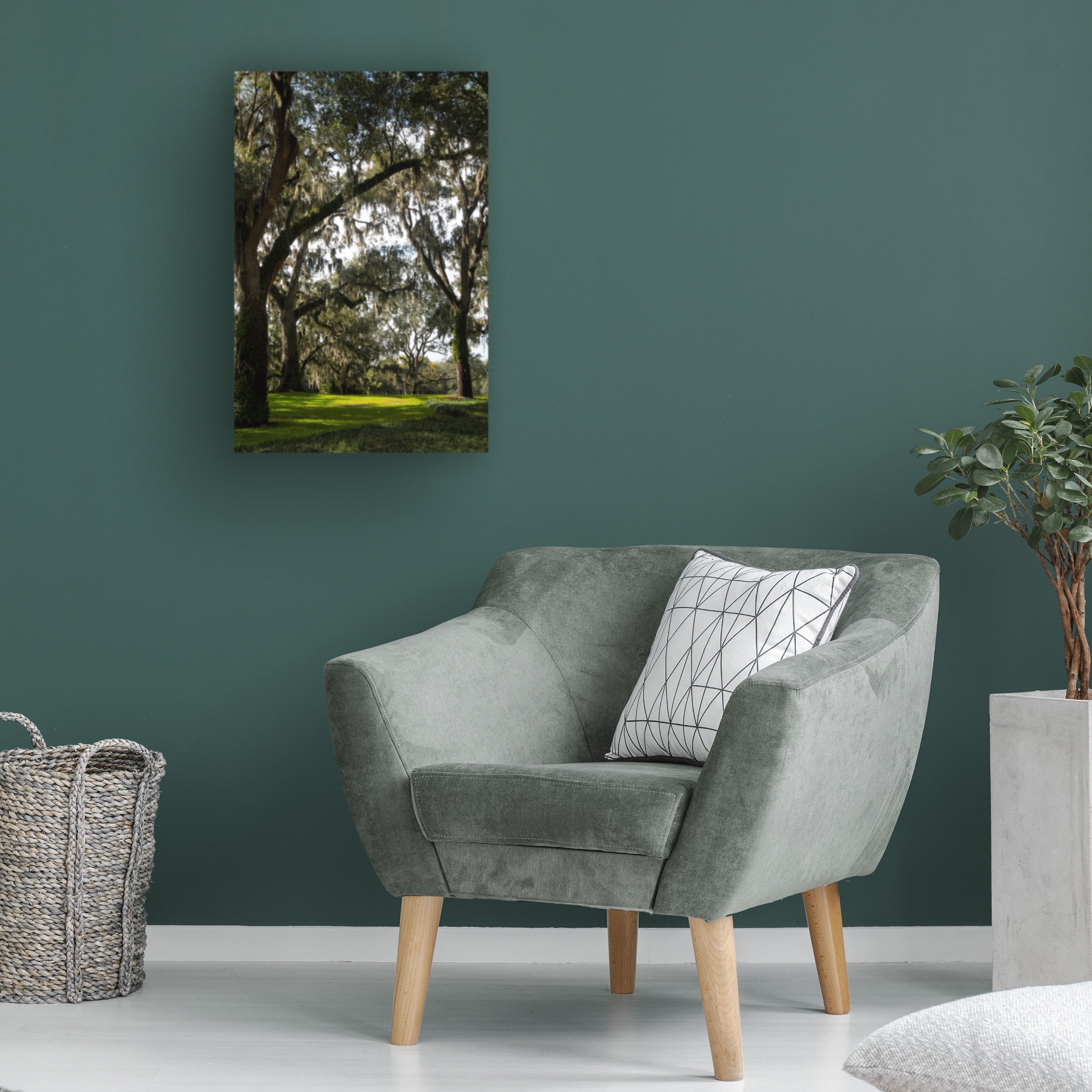 Robert Michaud 'Live Oak Trees' Canvas Art