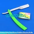 thumbnail image 3 of OdontoMed2011 Green Straight Barber Edge Steel Razor Folding Shaving Knife 11 Blades Razors, 3 of 3