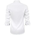 Alimens & Gentle Cotton Spandex Dress Shirts for Men Long Sleeve Casual
