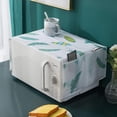 thumbnail image 3 of Birdeem Washing Machine Cover-Proof and Oil-Proof Dryer Top Cloth with Side Storage Bag Cotton Linen Kitchen Refrigerator Appliance Protection Cover, 3 of 10